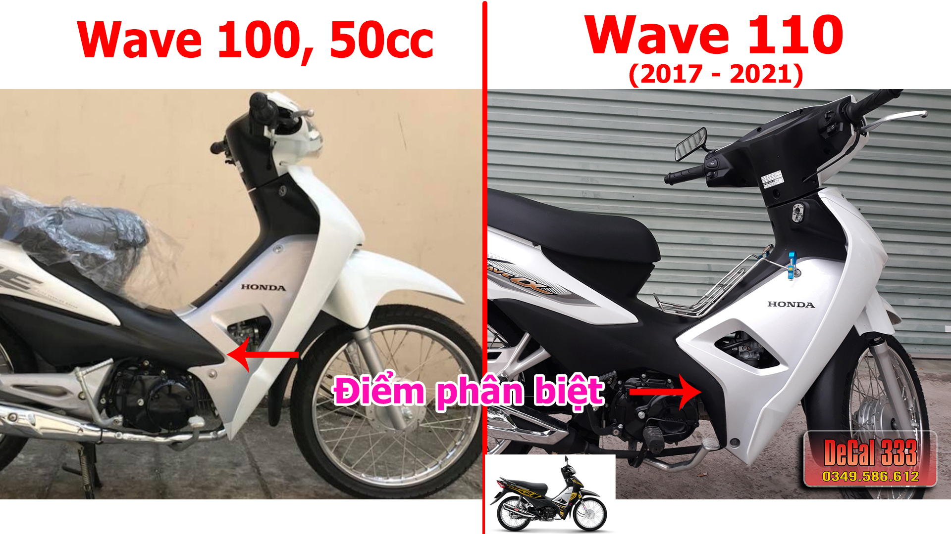 TEM WAVE ALPHA 110 - VÀNG ĐỒNG đen - dán xe đen 831442