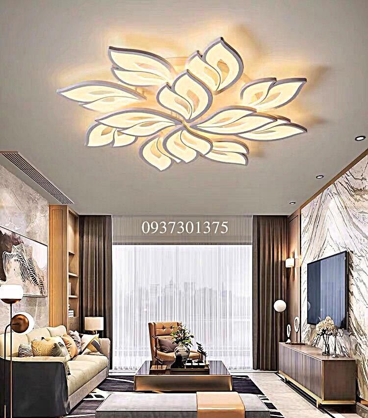Đèn Ốp Trần Hiện Đại Trang Trí Phòng Khách, phòng ngủ