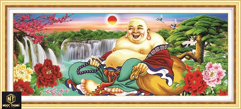 Tranh đính đá phật di lặc vs267