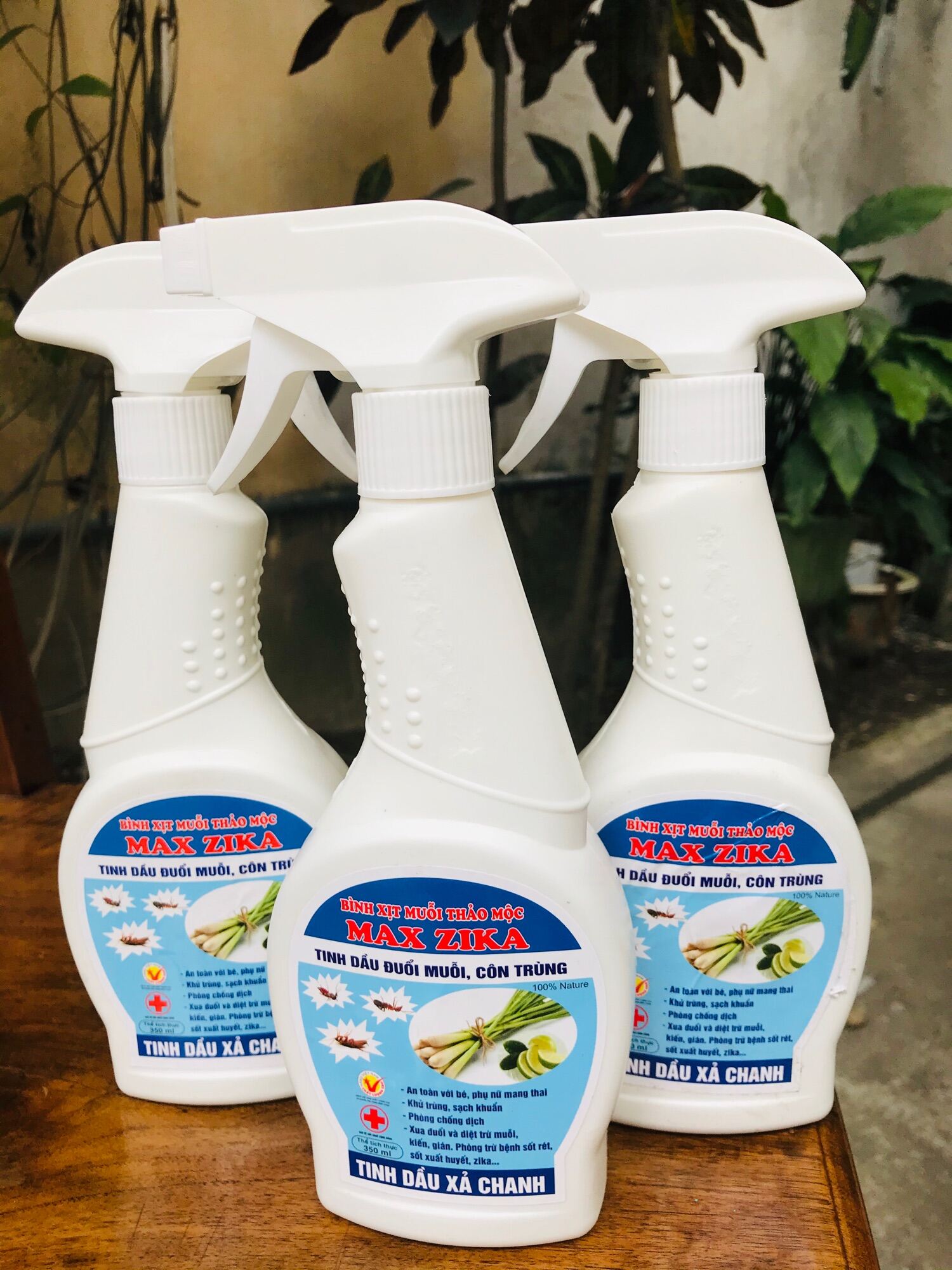 Bình xịt muỗi thảo mộc Max Zika diệt muỗi kiến gián hiệu quả an toàn hương thơm thiên nhiên