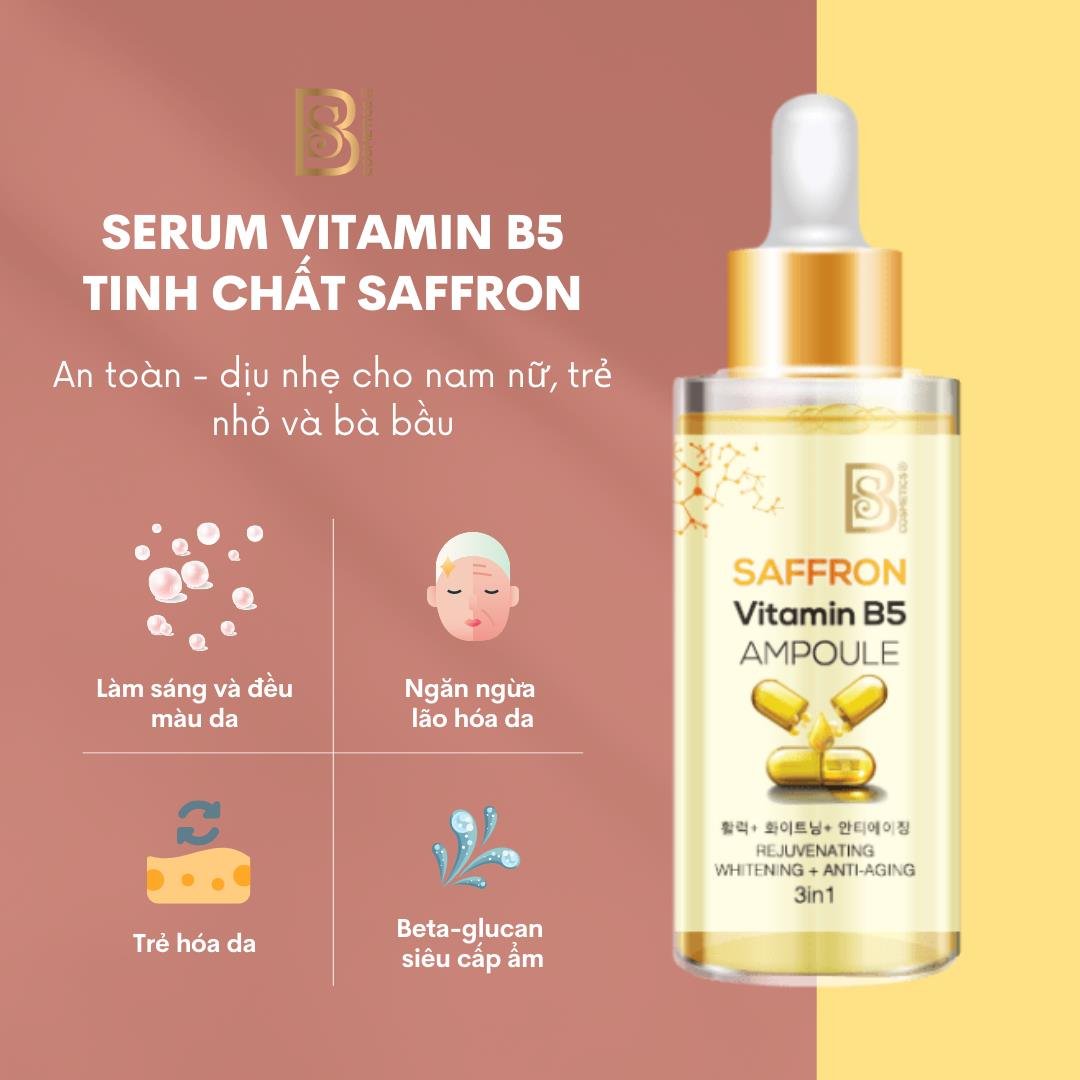 SERUM VITAMIN B5 SAFFRON - Hàng chính hãng