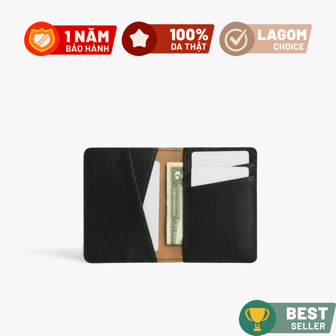 Ví mini đựng thẻ Da Thật LAGOM Card Togo