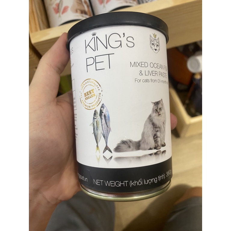 Pate King's Pet cho Chó Mèo 380g