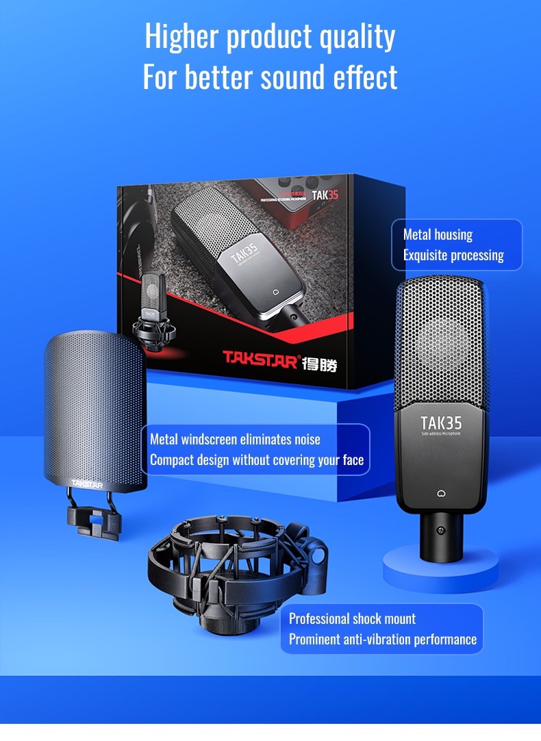mic thu âm takstar pc tak35