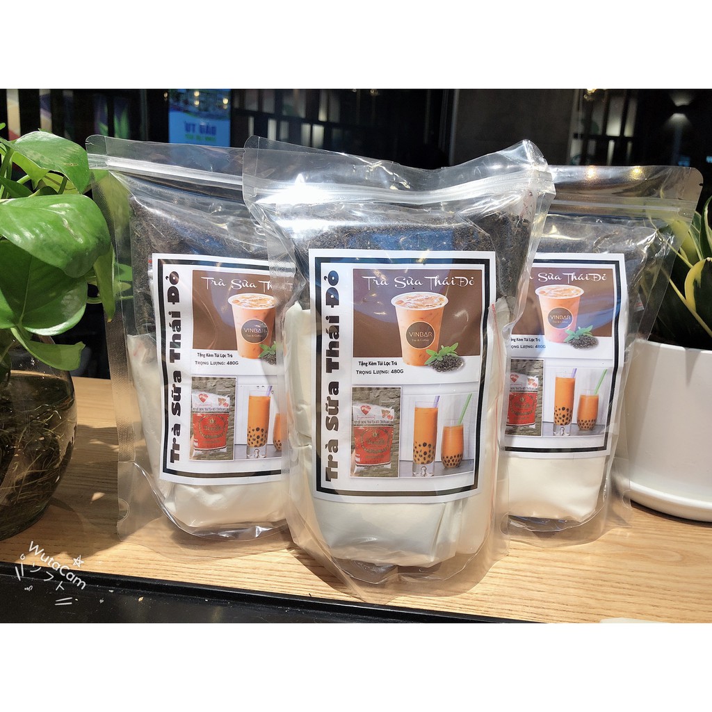 [HCM]TRÀ SỮA THÁI XANH  SET TỰ NẤU ( 10 chai) [tặng trân châu]