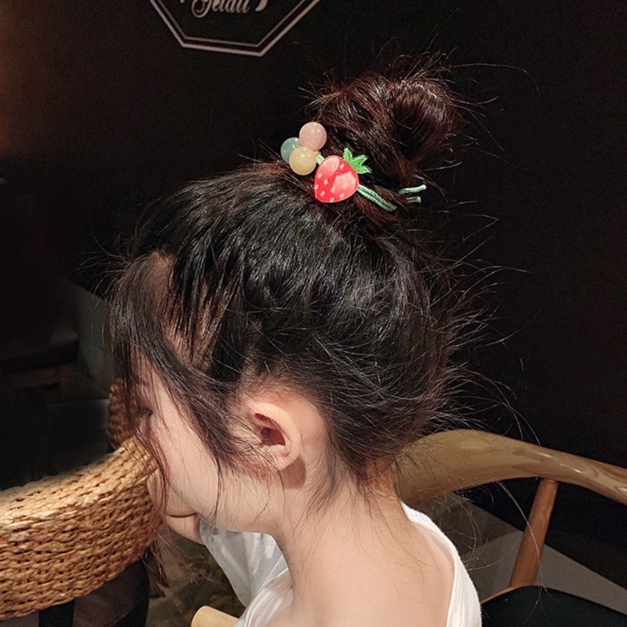 CỘT TÓC HOA QUẢ CUTE CHO BÉ