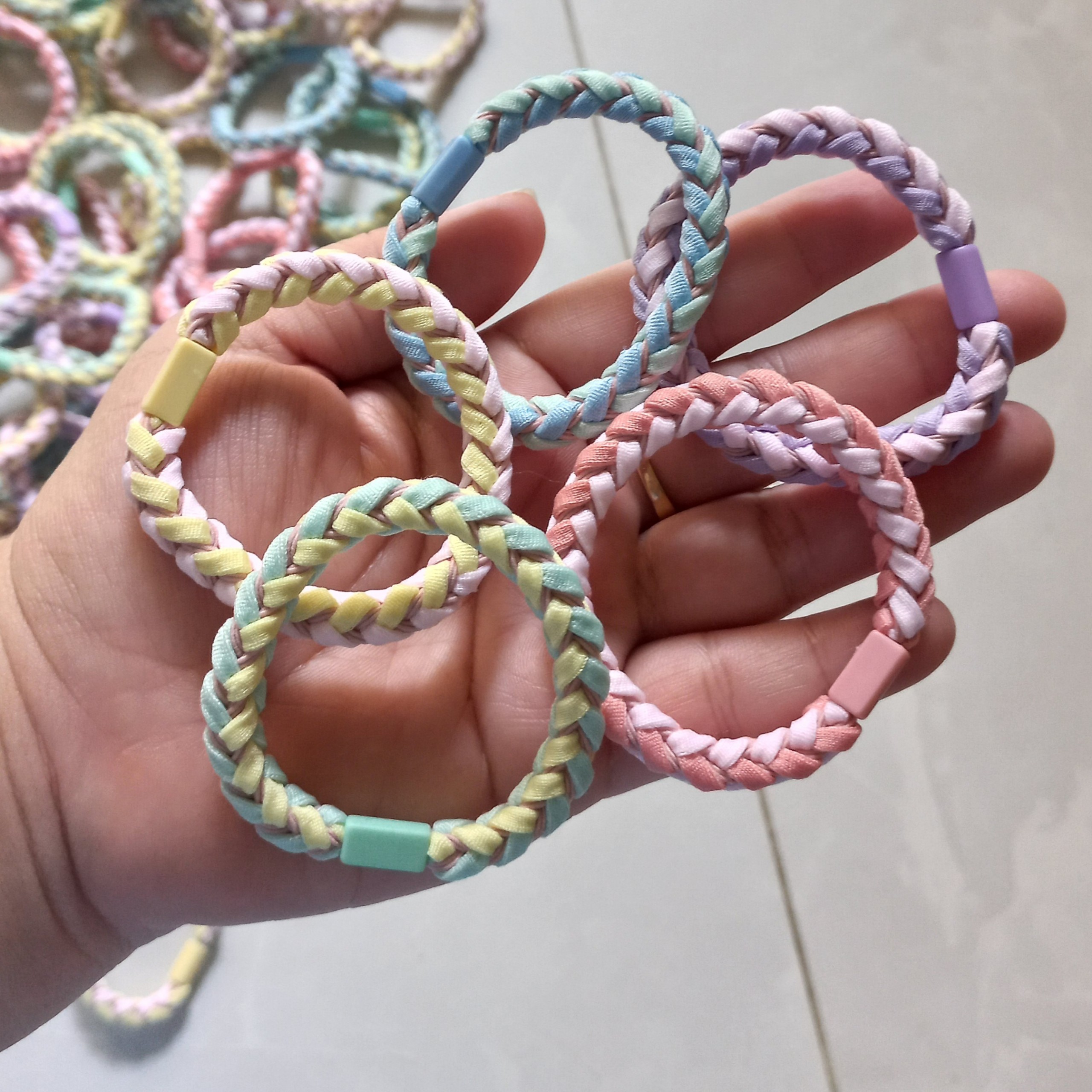Dây buộc tóc , dây cột tóc co giãn dày dặn, kiểu dáng đơn giản dễ thương