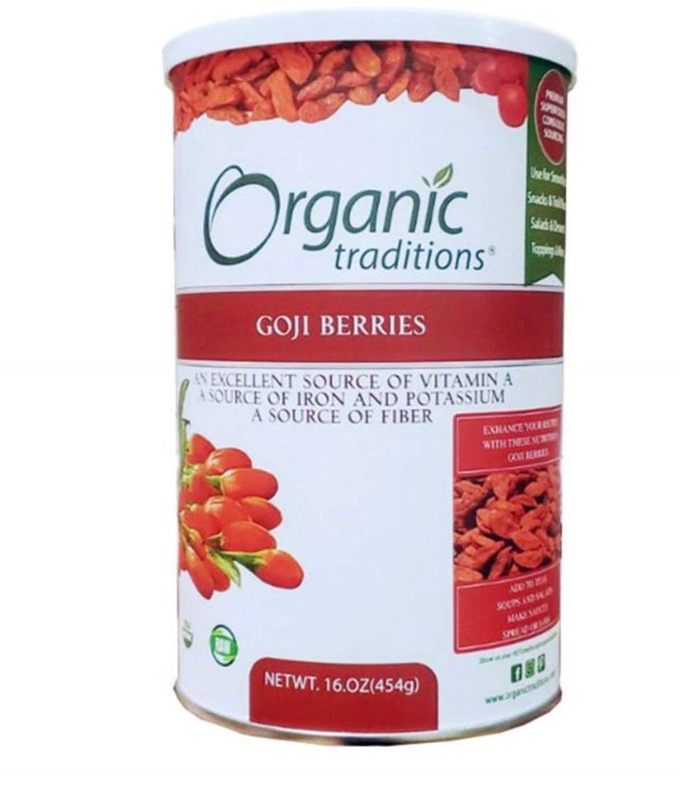 Hạt Kỷ Tử Sấy Khô Oganic Traditions Mỹ 454gr