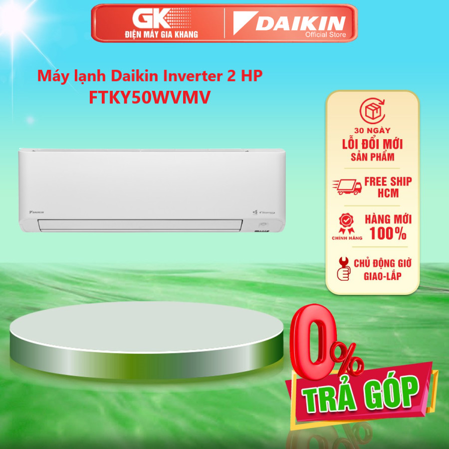 Máy lạnh daikin inverter 2 hp ftky50wvmv - giao toàn quốc - freeship hcm