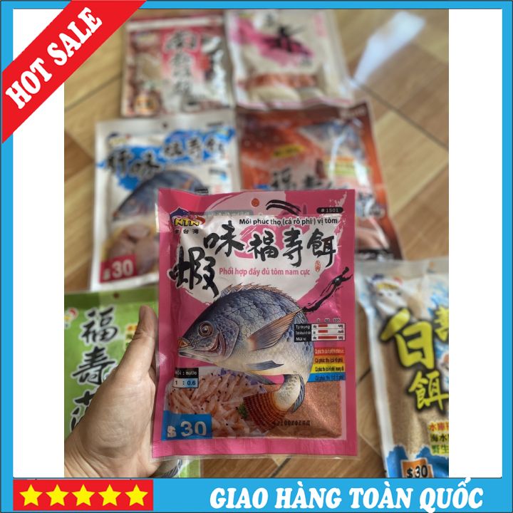 Mồi câu ntn 1501 rô phi tôm 135g