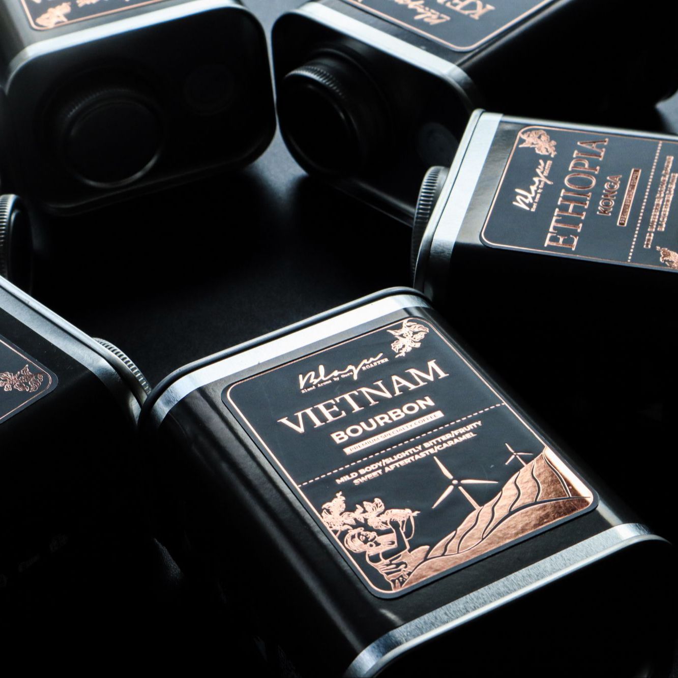 [Premium] Cà phê Blagu hạt đã rang, Bourbon Cầu Đất  Dòng Cà Phê Đặc Sản  100% Arabica - Bourbon  Medium 250g