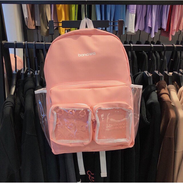 BALO BANAWA LOWKEY HIGHKEY BACKPACK UNISEX ( CÓ SẴN  ĐEN HỒNG)