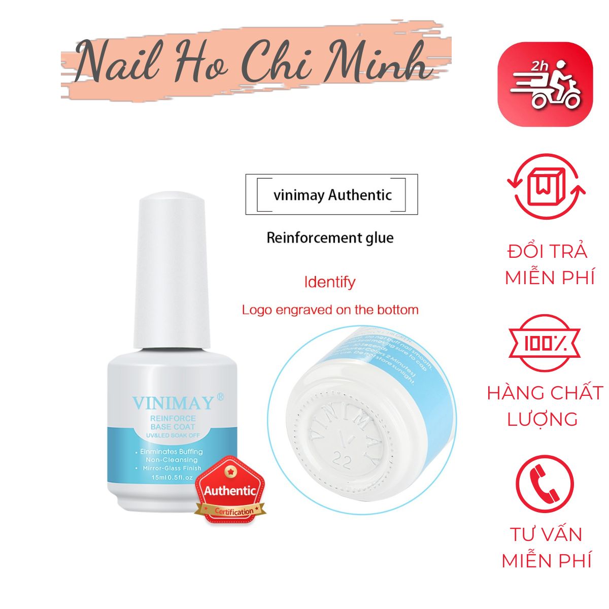 [HCM]Cứng móng Vinimay chính hãng chuyên dụng cho dân làm móng