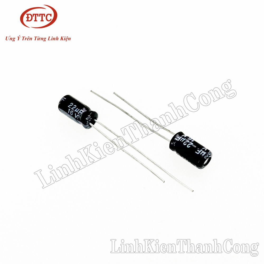 Bộ 5 Chiếc Tụ Hóa 22uF 16V (4x7mm)