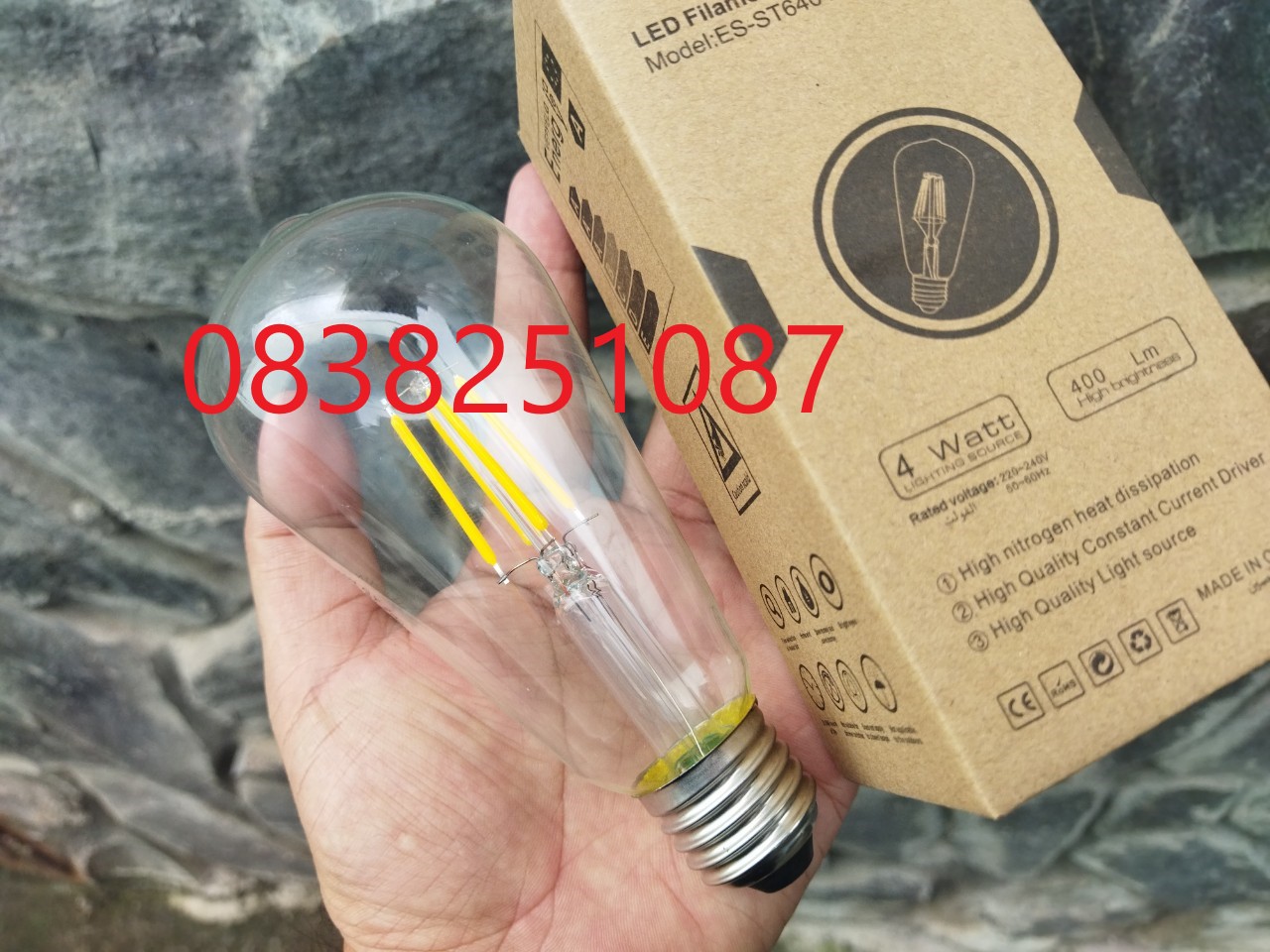 10 Edison St64 Led Bulbs