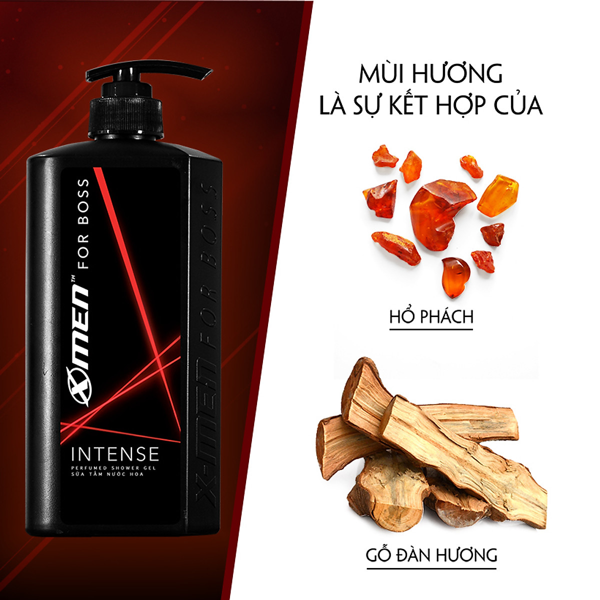 SỮA TẮM NƯỚC HOA XMEN FOR BOSS INTENSE 650ML