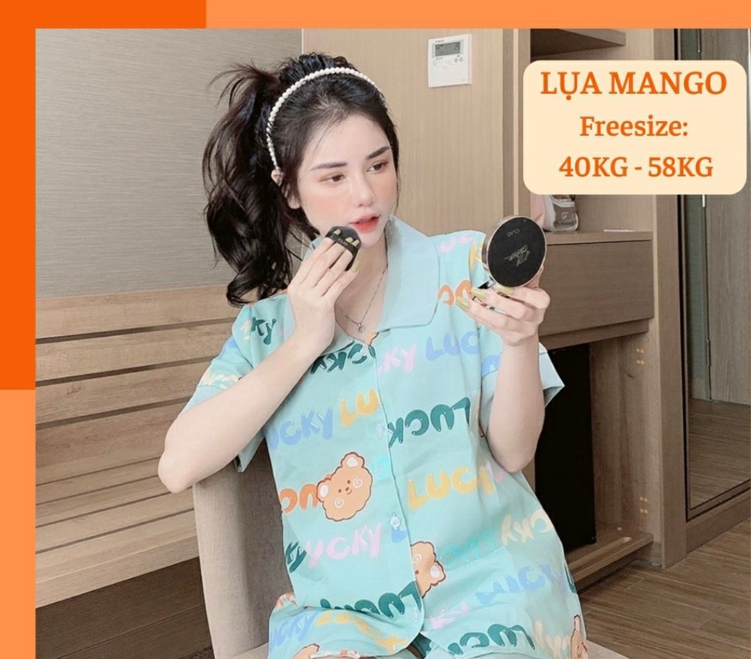 Bộ đồ ngủ mặc ở nhà cho nữ dưới 60kg
