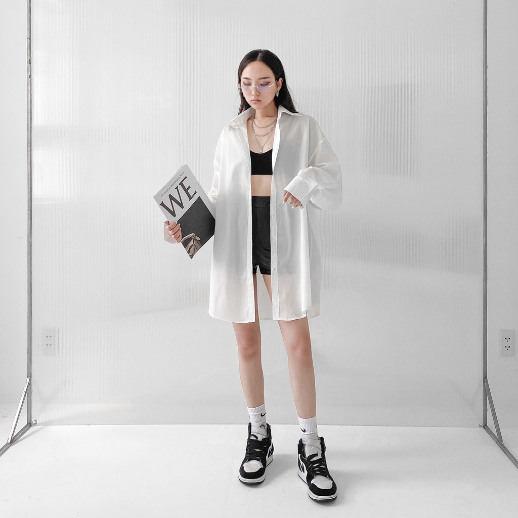 HIGHCHIC - DAWN SHIRT - SƠ MI TRẮNG OVERSIZE