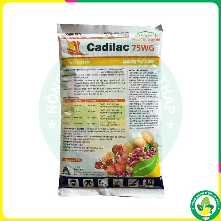 Thuốc Trừ Bệnh Cadilac 75WG (gói 1Kg)