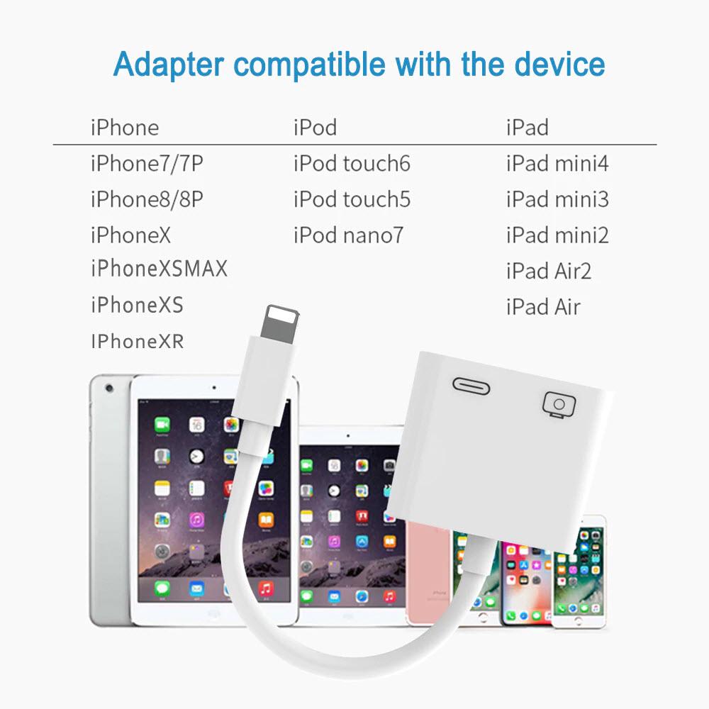 Cáp Chuyển Lightning to USB 3 Camera Adapter - Cáp OTG Iphone