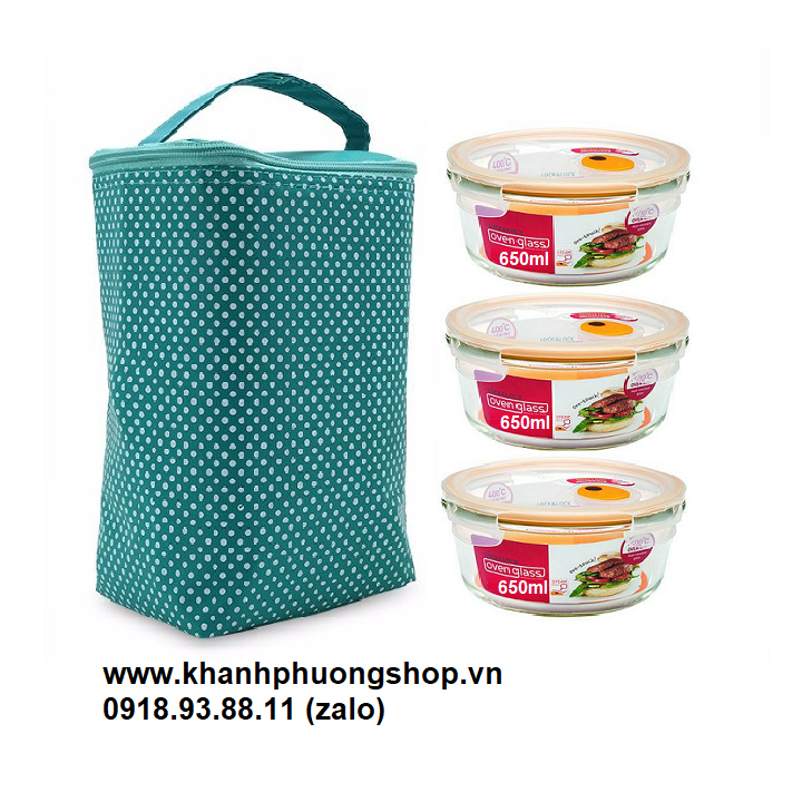Hộp cơm thủy tinh lock&lock - hộp cơm thủy tinh