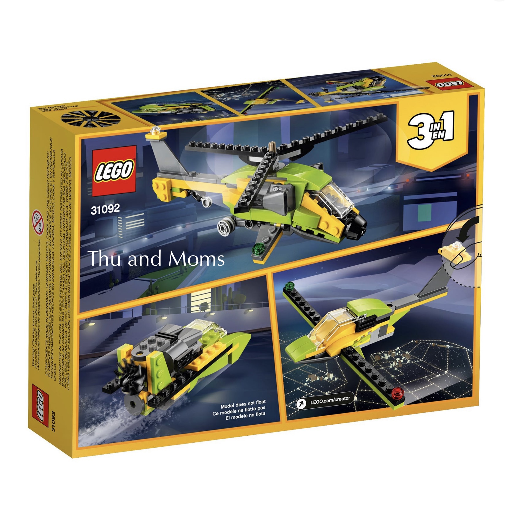Lego Creator 31092 máy bay trực thăng