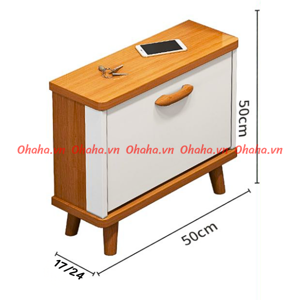 [ Freeship HCM] Tủ giày thông minh siêu mỏng cao cấp Ohaha - TGCC014