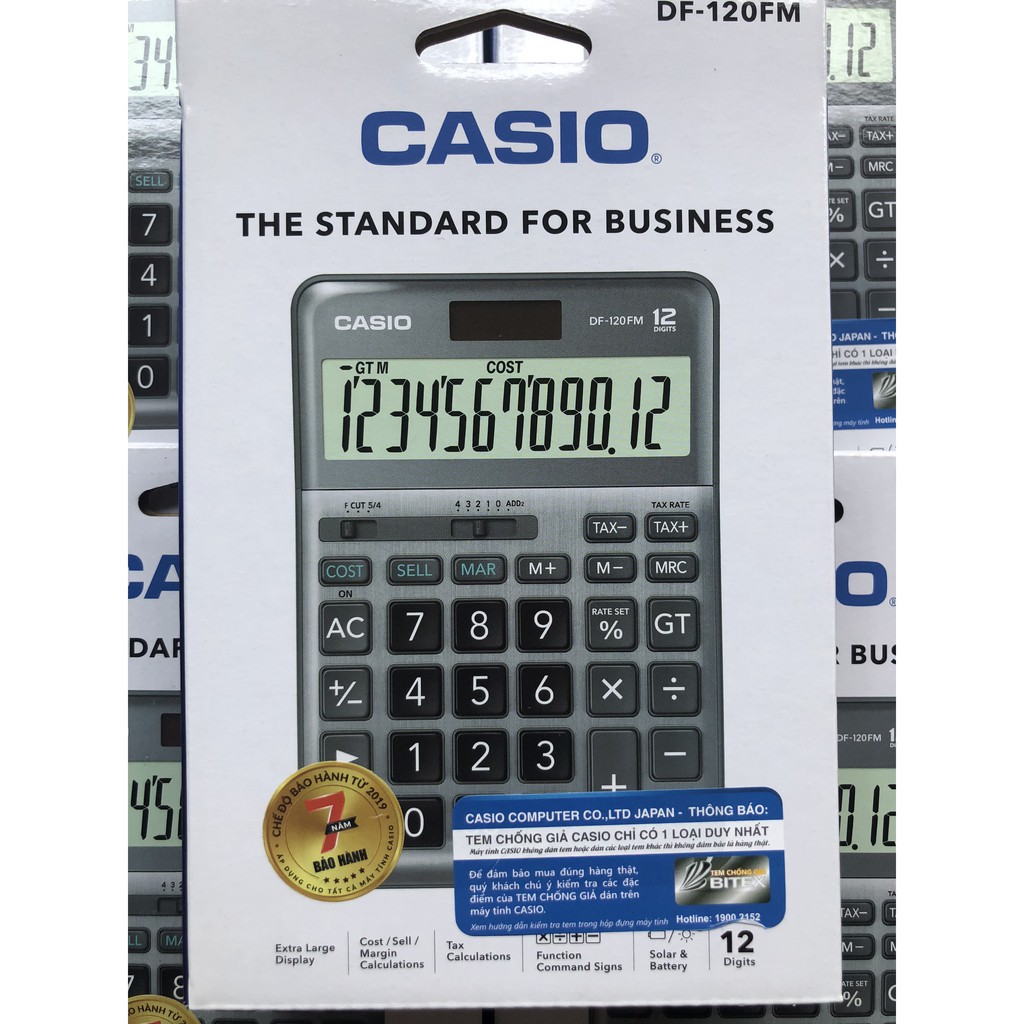 Máy Tính Casio DF-120FM