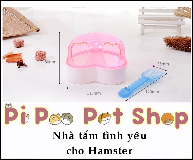 Nhà tắm tình yêu cho Hamster