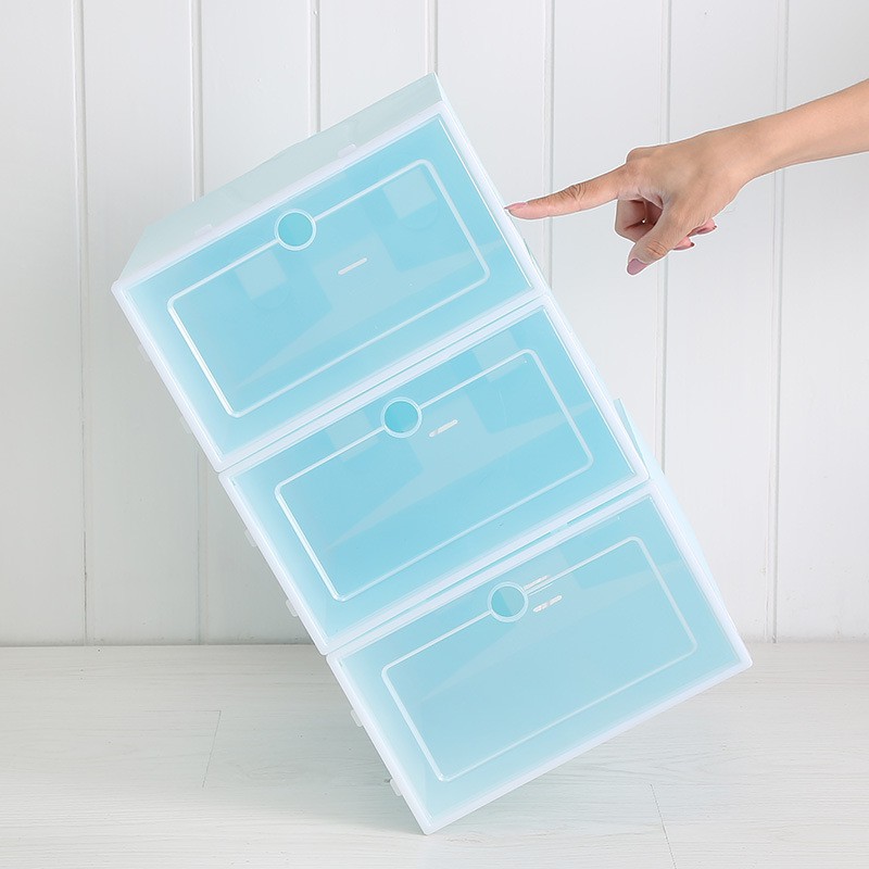 - hộp đựng giày nhựa 33x24x13cm- hộp đựng giày dép nắp nhựa cứng trong suốt