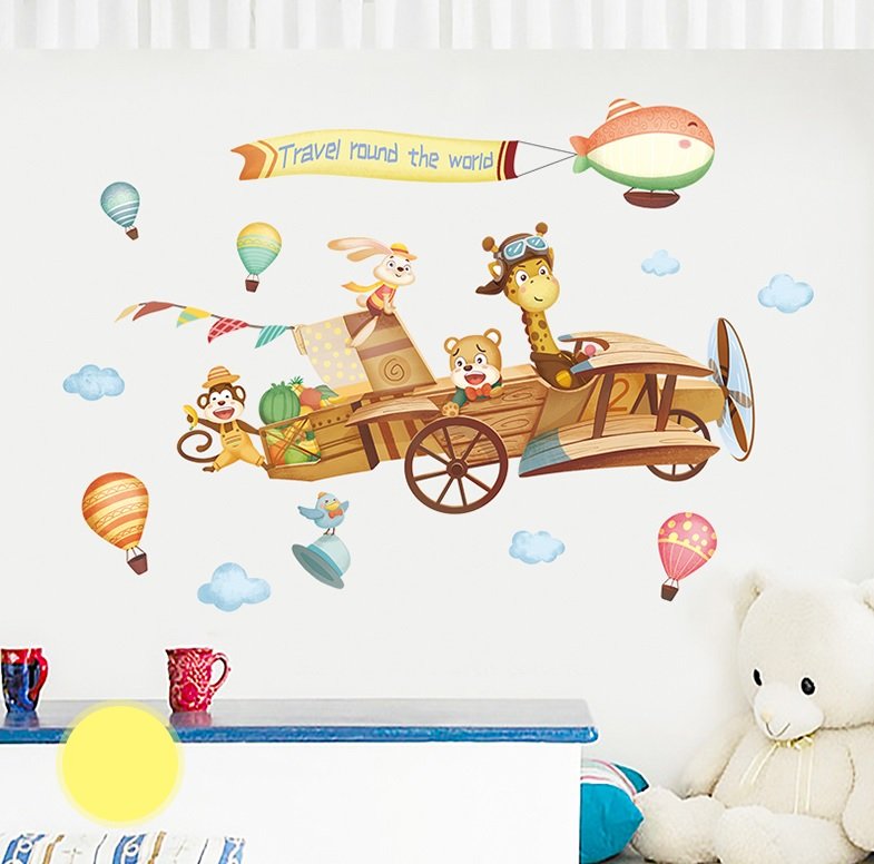 Decal dán tường Bay vào không gian - T21 -kiddecals