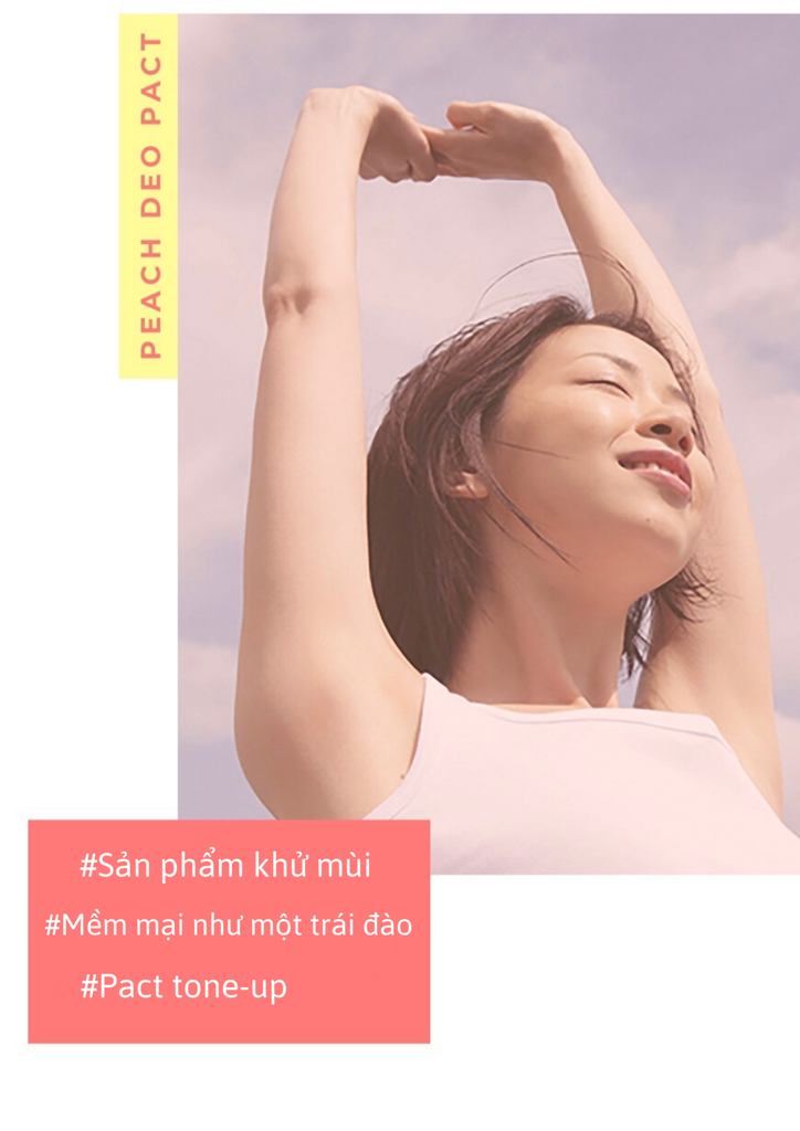 PHẤN NÁCH BỘT KHÔ PEACH DEO PACT - SO NATURAL HÀN QUỐC