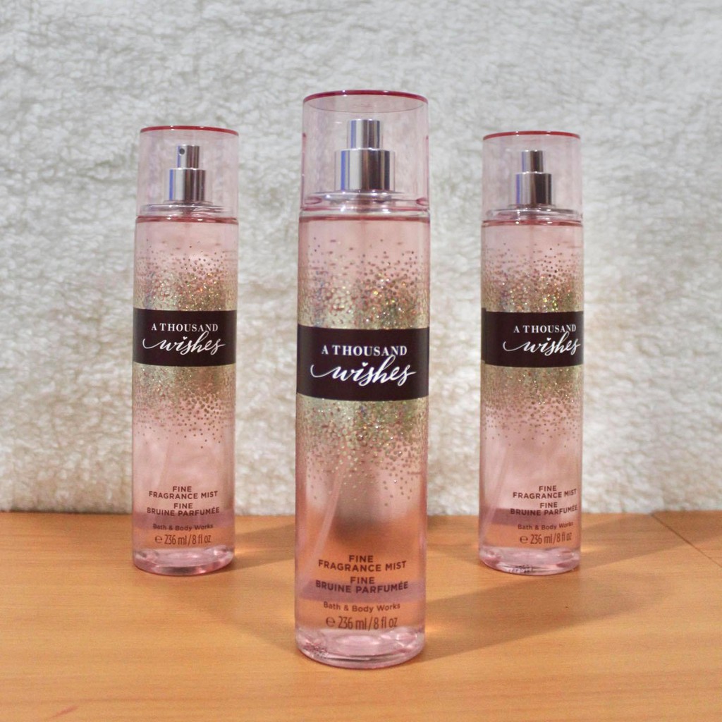 Xịt thơm cơ thể hương A Thousand Wishes ( Body Mist Bath & Body Works) AUTH