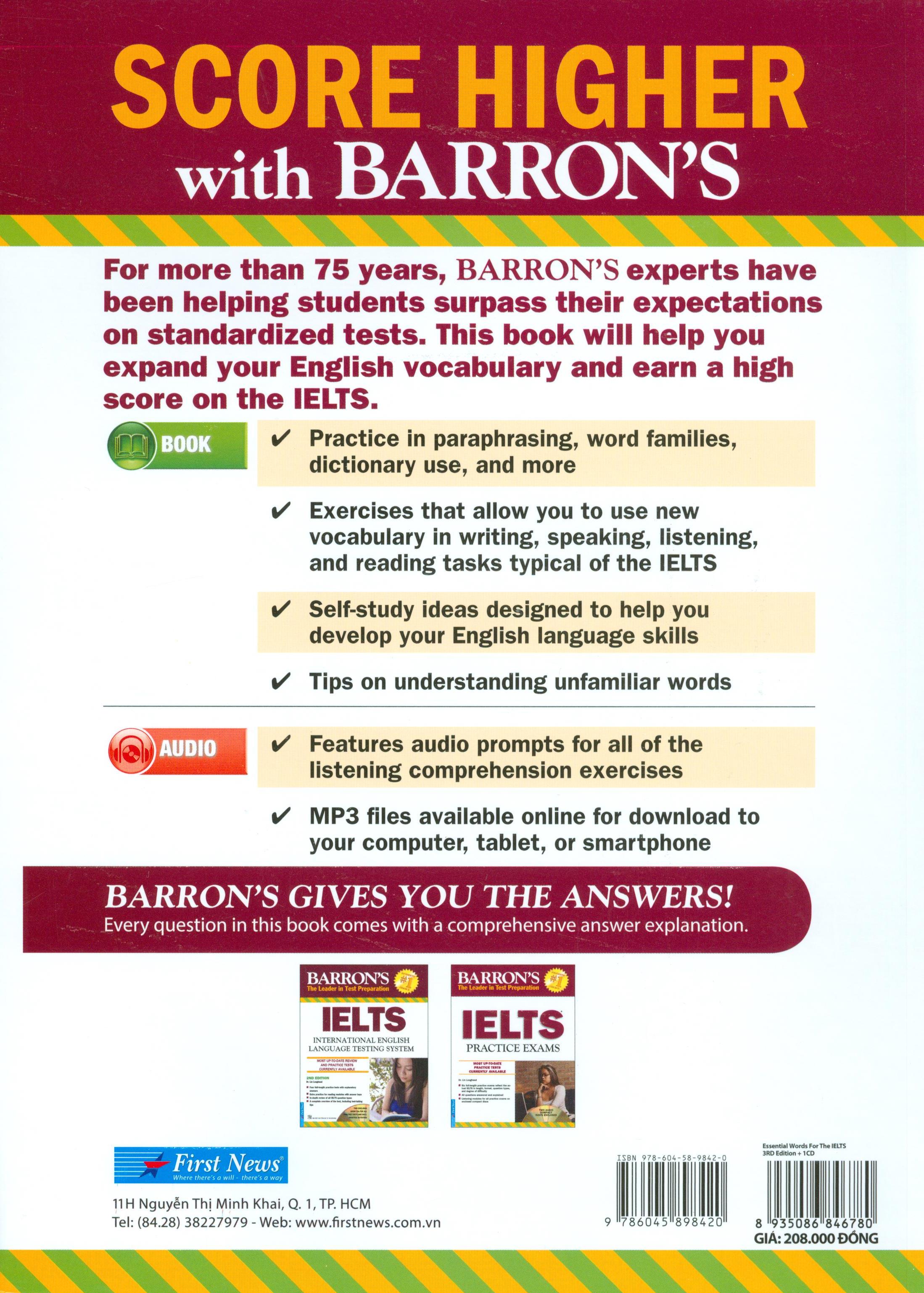 Essential Words For The IELTS 3rd Edition (Kèm 1CD)