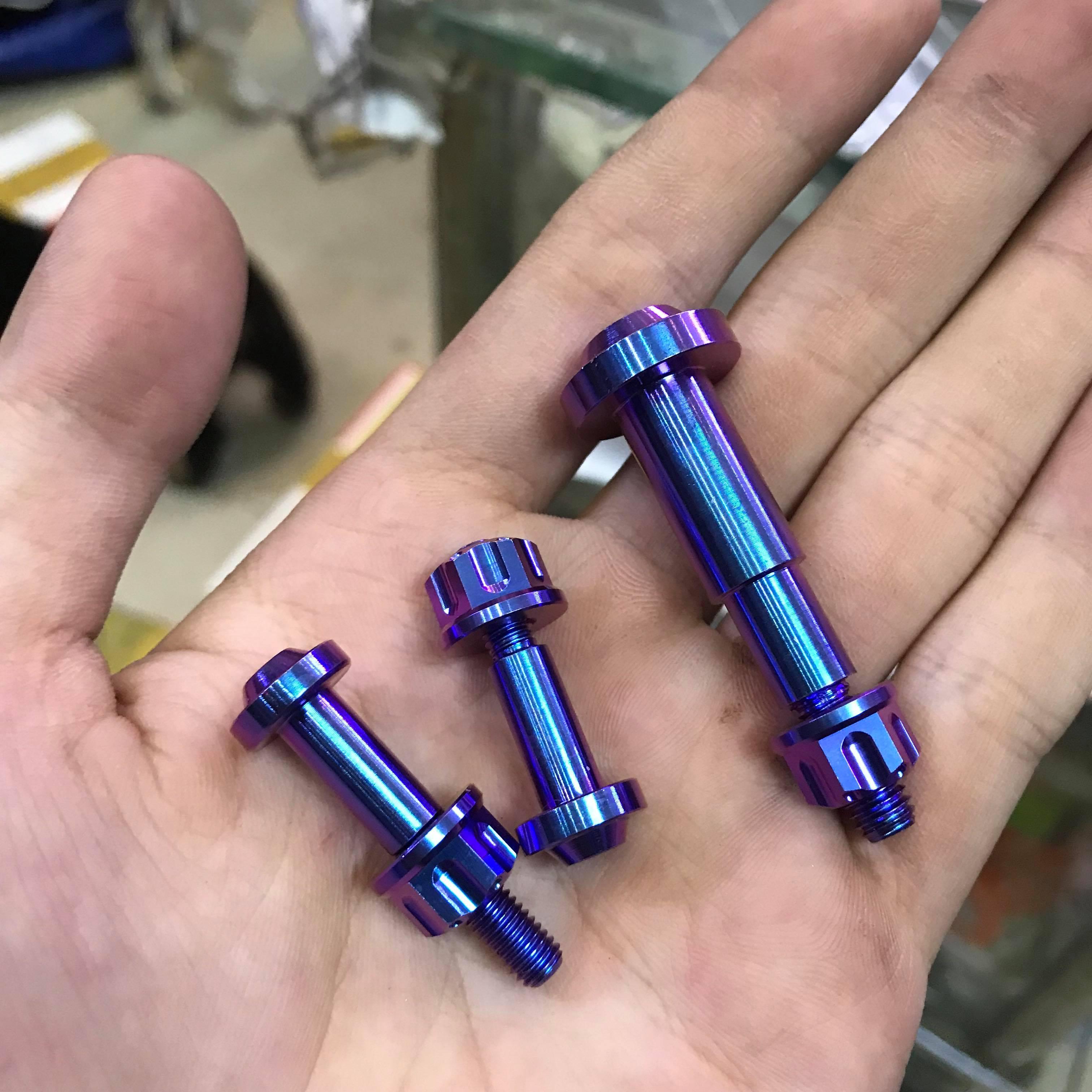 (3 Con Ốc + 3 Tán) Ốc Titan Gr5 Cho Tay Thắng Xe Vario