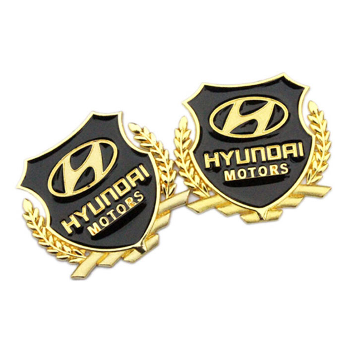 RẺ VÔ ĐỊCH Logo dán xe hơi các hãng ( Huyndai)
