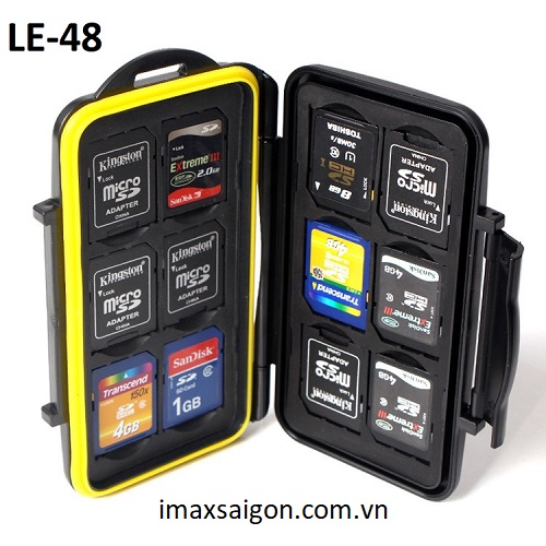 HỘP ĐỰNG THẺ NHỚ BACKPACKER LE-48 ĐỰNG 12SD, 12 MICRO