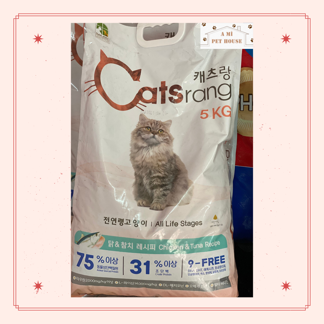 Hạt Catsrang | Catrang 5kg thức ăn mèo Hàn Quốc