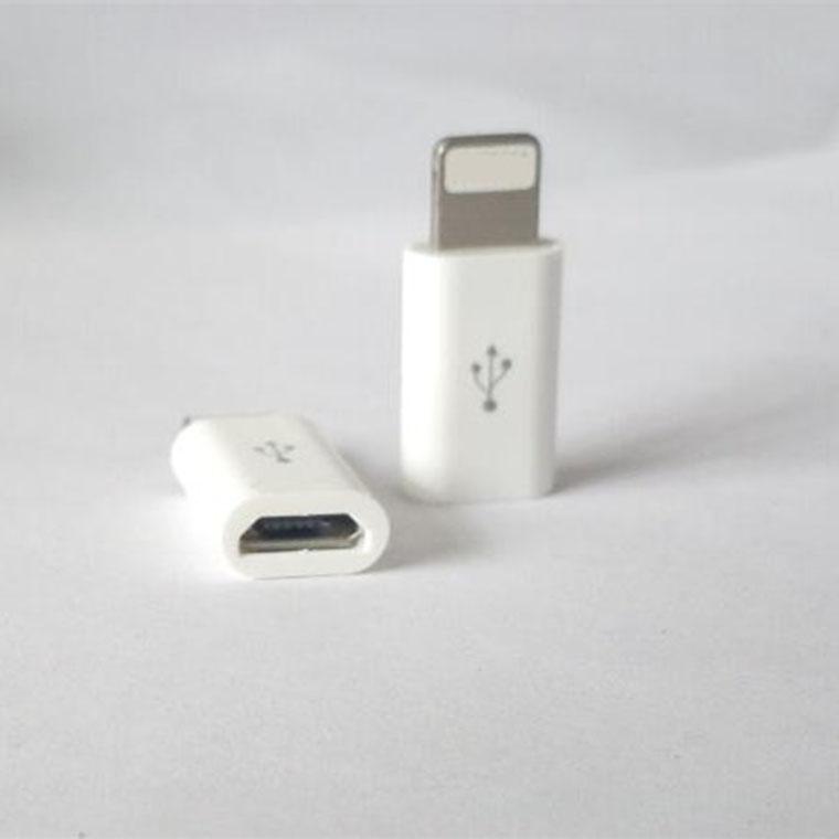 Đầu chuyển đổi chân Micro USB  sang Lightning (Iphone Ipad)