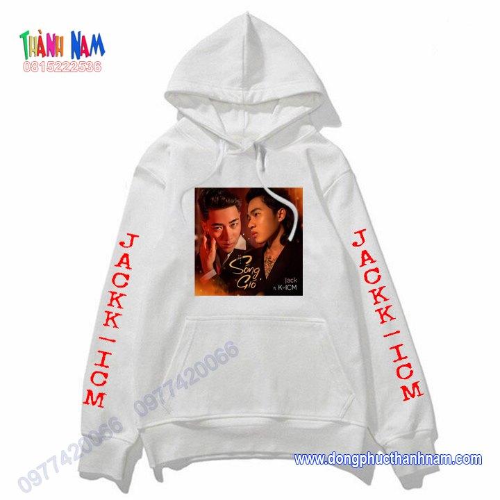áo hoodie JACK & K-ICM in theo yêu cầu