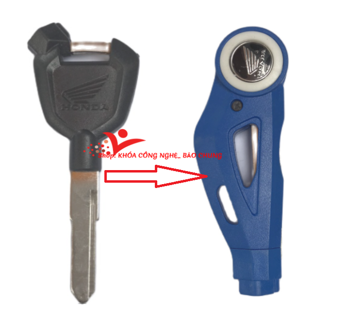 Phôi chìa khóa xe máy Honda Sonic, Zoomer X