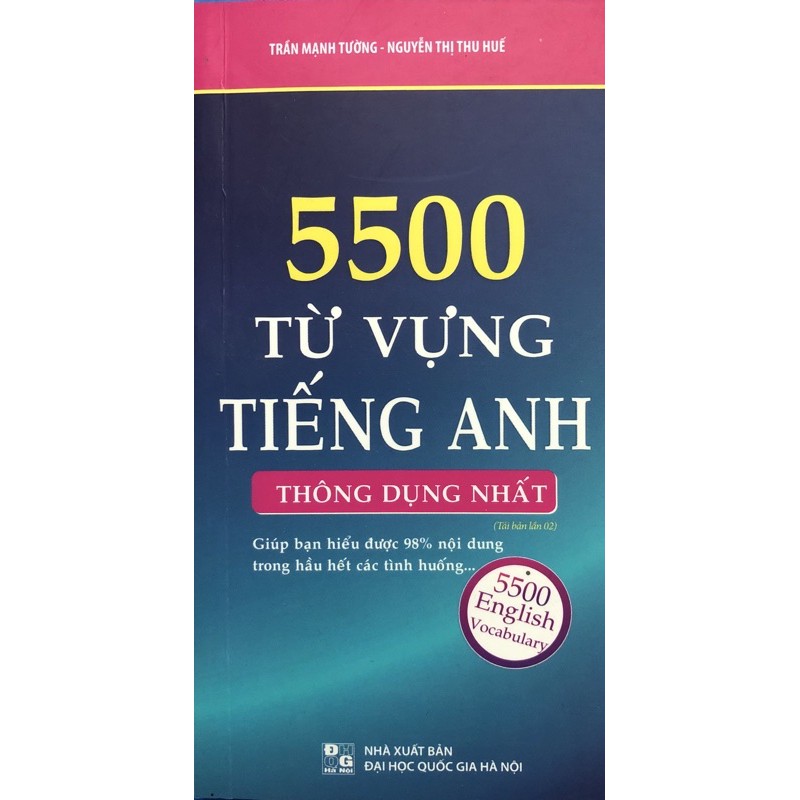 Sách 5500 Từ vựng tiếng anh thông dụng