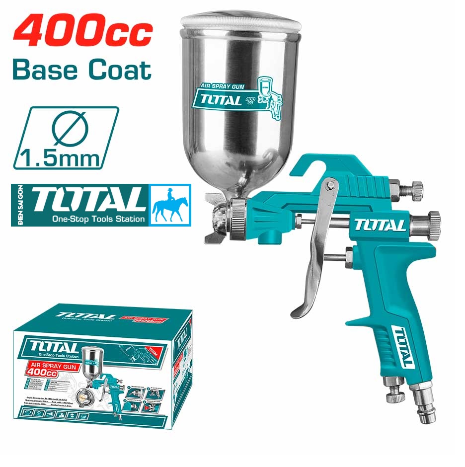 Dụng cụ phun sơn 400cc Total TAT10402