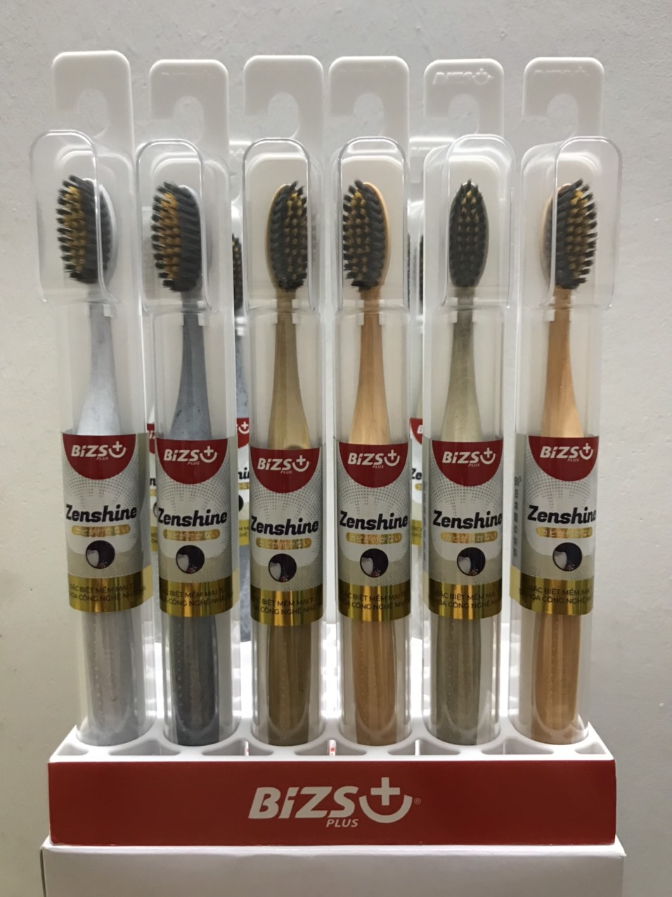 BIZSPLUS Bàn chải đánh răng siêu mềm, chống mốc, không gây tổn thương nướu