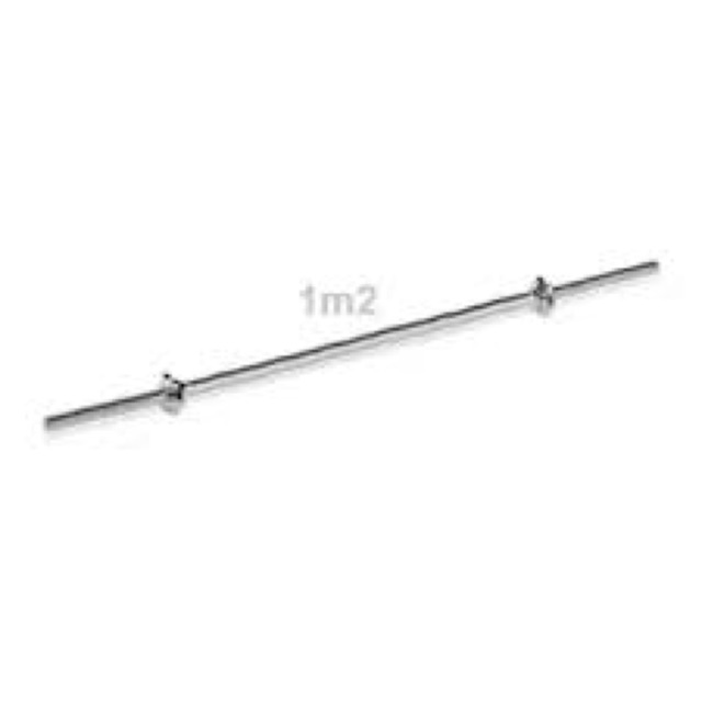 Đòn tạ đặc sắt mạ cao cấp 1.8m (không bao gồm tạ đĩa)