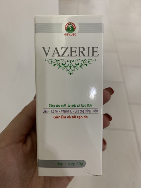 Kem dưỡng ẩm vazerie 30g