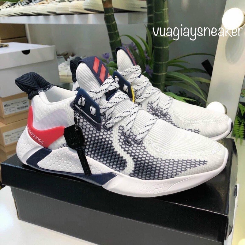 GIÀY THỂ THAO SNEAKER ALPHABOUNCE 2020 TRẮNG XANH THAN