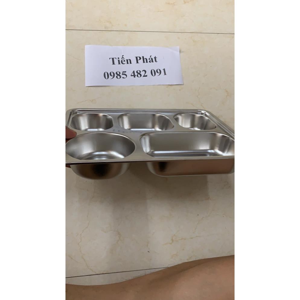 Khay inox 5 ngăn Hàn Quốc inox 304