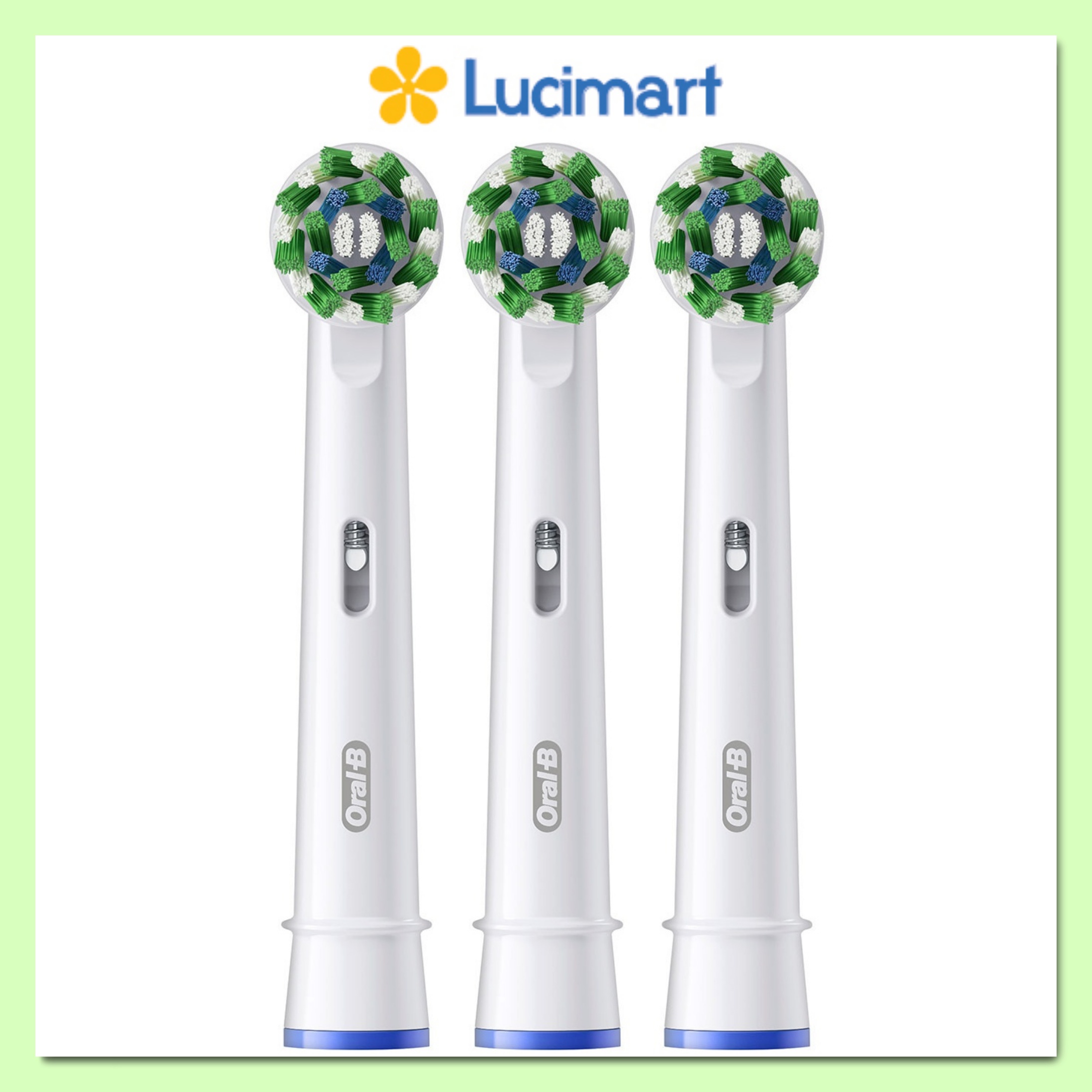 Đầu bàn chải điện Oral-B Cross Action 1 hộp 3 cái [Hàng Mỹ]