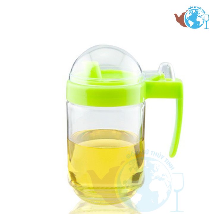 [HCM]Bình chiết rót dầu bằng thủy tinh nắp nhựa 510 có nắp che đậy bình chiết rót thủy tinh bình đựng nước mắm bình thủy tinh đựng chất lỏng